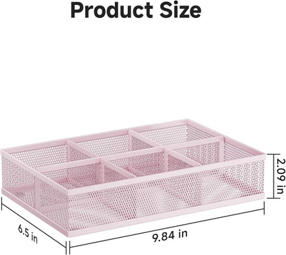 2 Tier Tea Bag Organizer, Mesh Tea Bag Holder with Handle, Teabag Holder, Tea Station Organizer for Countertop, Pantry, Kitchen, Cabinet -Black