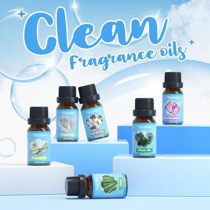 SALKING Floral Essential Oils Set, Premium Pure and Natural Essential Oils, Fragrance Oil Scented Oils for Oil Diffusers 6 x 10 ML - Lavender, Rose, Jasmine, Cherry Blossom, Gardenia, Chamomile