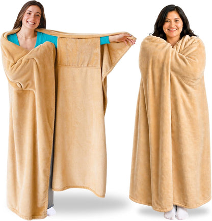 Super Blanky Wearable Blankets for Women & Men, Graduation Day Gift for Her, Cozy Gifts for Women, Wife Birthday Gifts Ideas