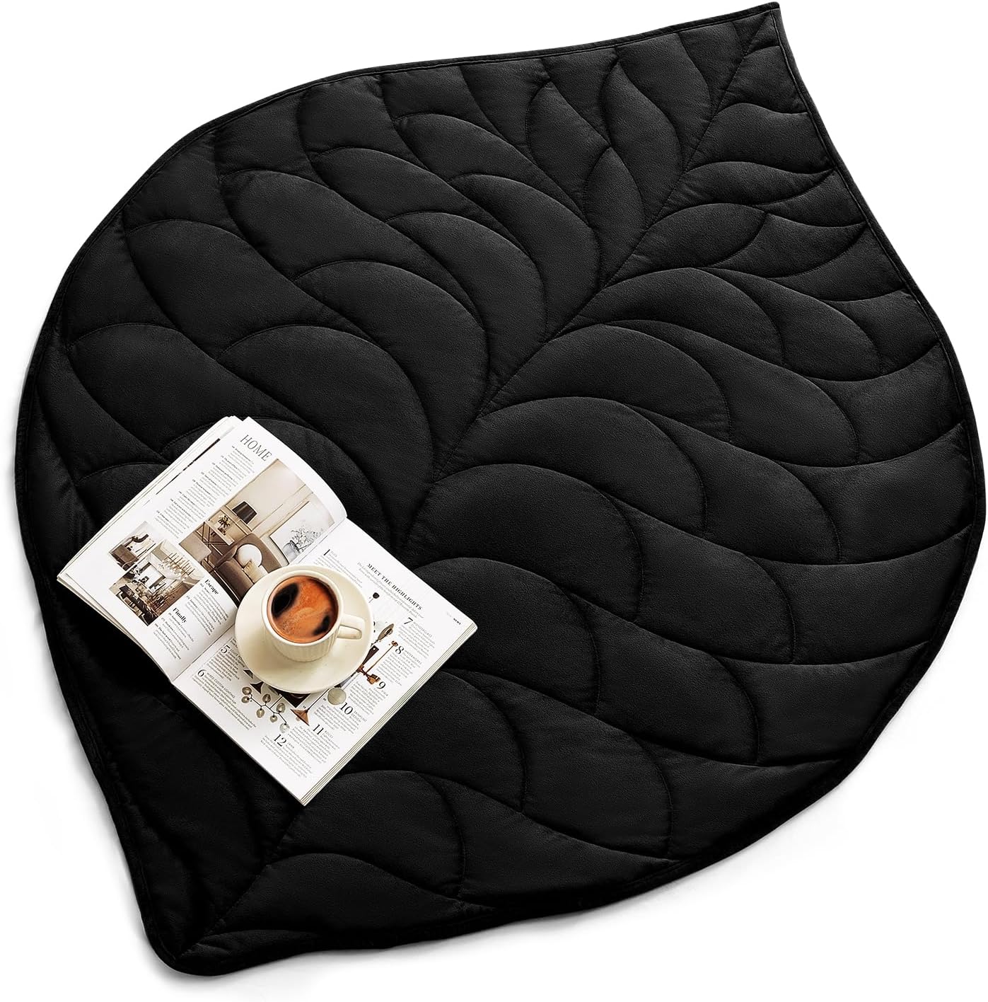 Kaisa Weighted Lap Blanket 7 lbs 41" x 53", Cozy Luxury Crystal Velvet Small Weighted Blanket for Adults, Portable Travel Weighted Blanket for Relaxation, All-Season Blanket, Machine Washable, Green