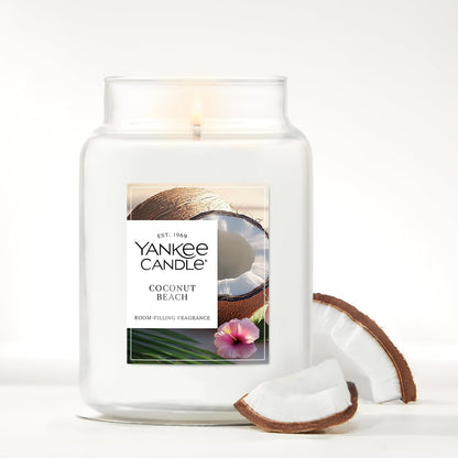 Yankee Candle Pink Sands Scented Candle, 22oz Large Jar