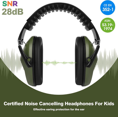 Floriogra Noise Cancelling Headphones for Kids, Kids Ear Protection 28dB SNR Noise Reduction Ear Muffs for Toddler/Children, Hearing Protection for Monster Jam, Concerts, Fireworks