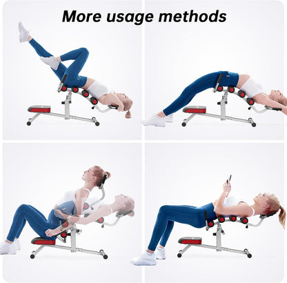 seanleecore Inversion Table for Back Pain Relief - 350lbs Capacity, Improve Posture and Spinal Health - Ideal for Home and Gym Use