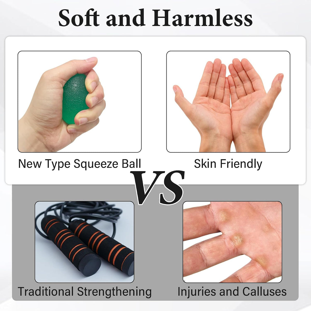 Stress Balls for Adult, Resistance Levels Hand Exercisers for Strength, Hand Strengthening Devices,Squeeze Balls for Hand Therapy,Exercise Squeeze Squishy Wrist Ball, Grip Strength Trainer