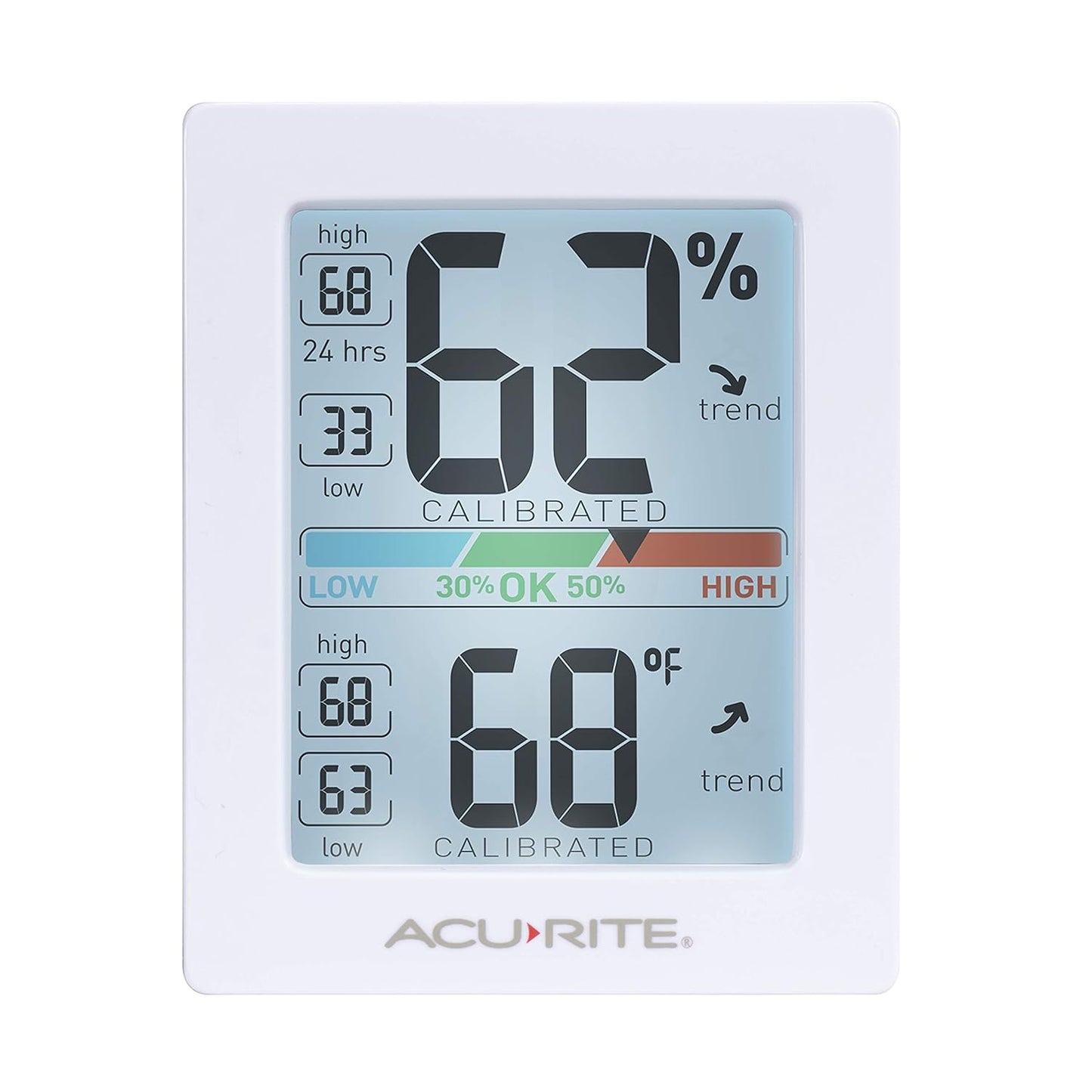 AcuRite Humidity Meter Hygrometer and Indoor Thermometer, Hygrometer
