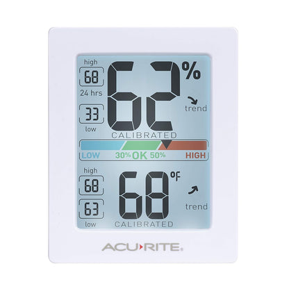 AcuRite Humidity Meter Hygrometer and Indoor Thermometer, Hygrometer