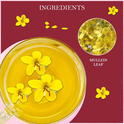 Mullein Leaf Herbal Tea 100gm/3.5oz, Natural Herbal Infusion, 50 Tea Bags
