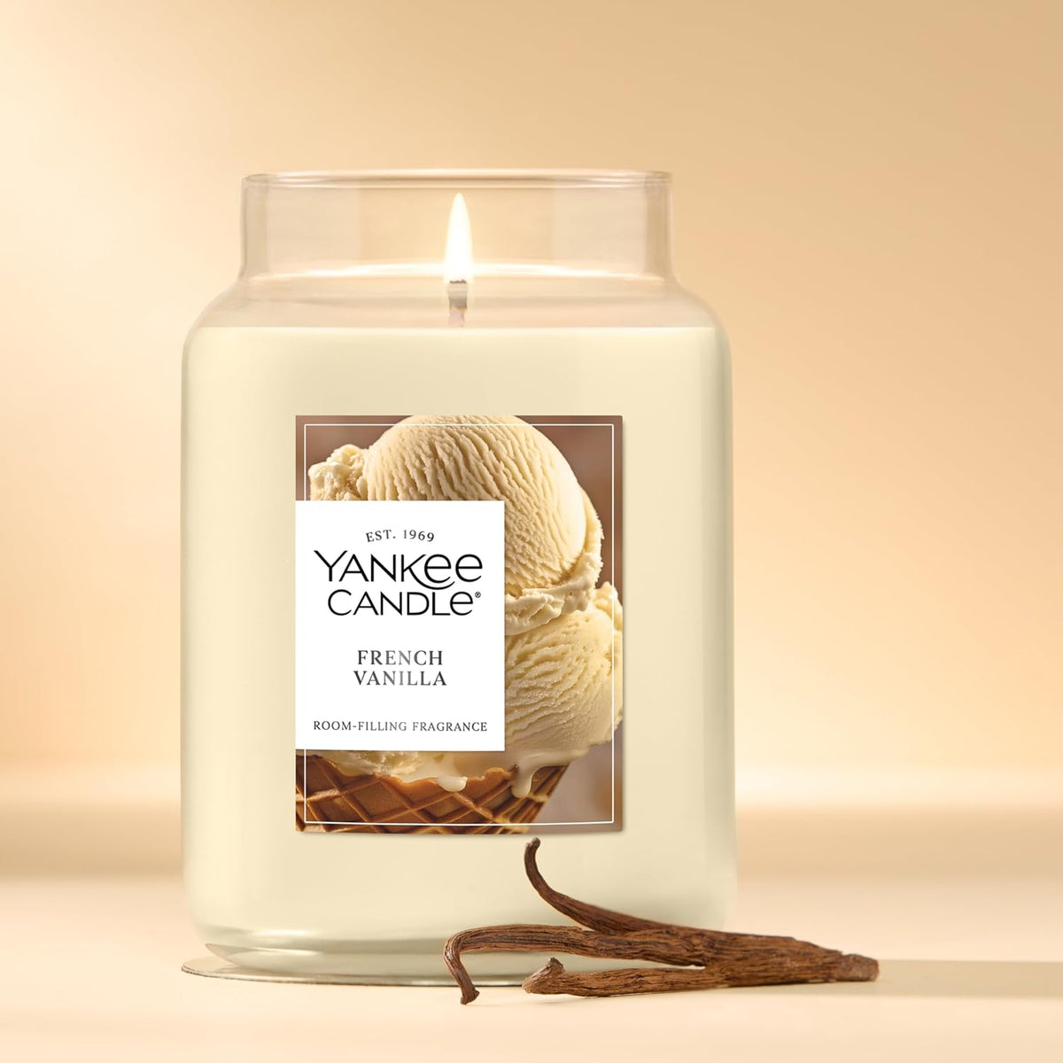 Yankee Candle Vanilla Cupcake Scented Candle, 22oz Large Jar