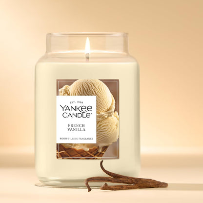 Yankee Candle Vanilla Cupcake Scented Candle, 22oz Large Jar