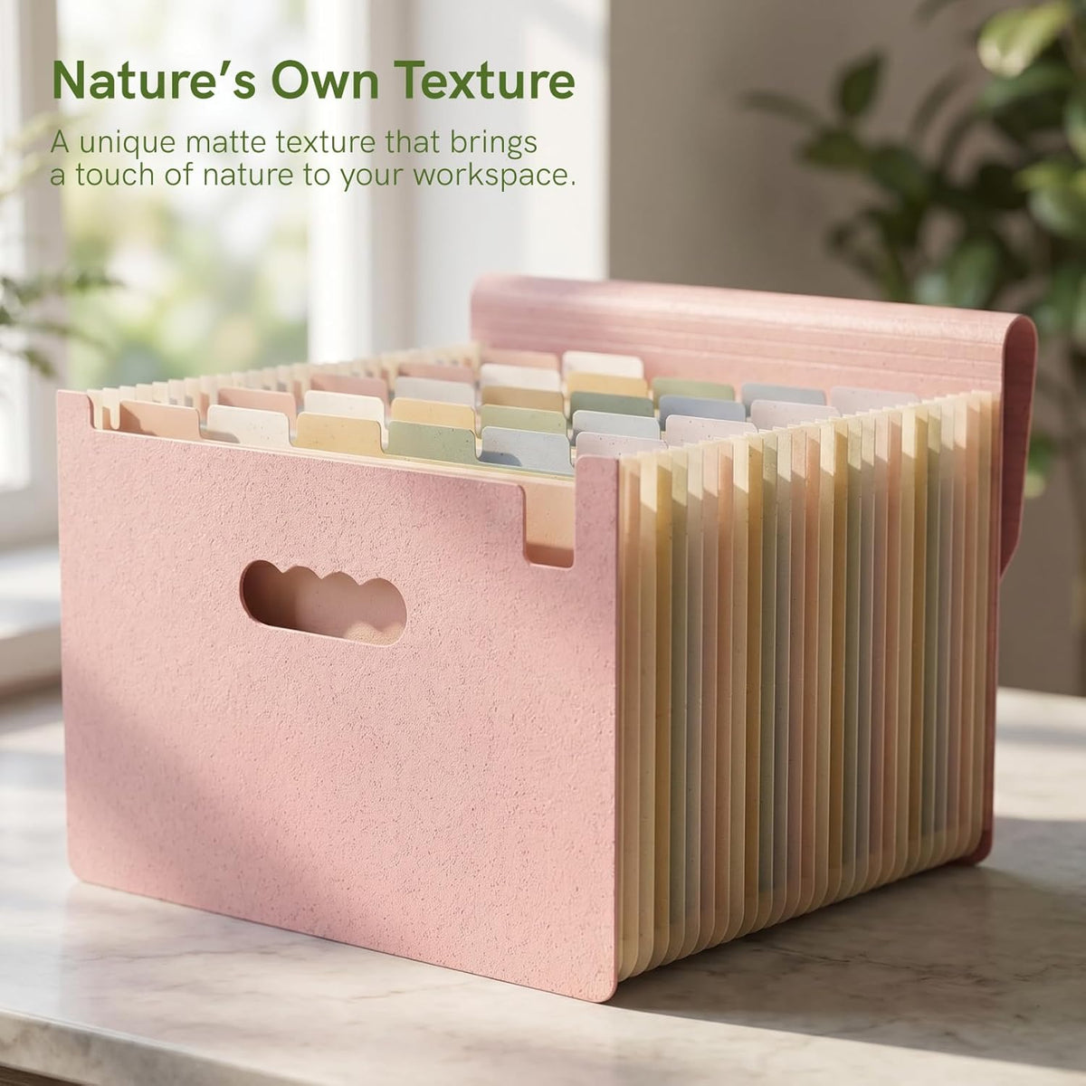 ABC life 26 Pockets Accordion File Organizer, Expanding File Folders