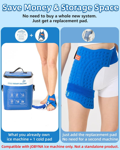 Cold Therapy Machine for Elbow, Ice Machine for Tennis Elbow&Post-Surgery Recovery, Cryotherapy Device with Temp Display & 3 Flow Modes, Adjustable Elbow Wrap for Arthritis, Bursitis, Swelling Relief