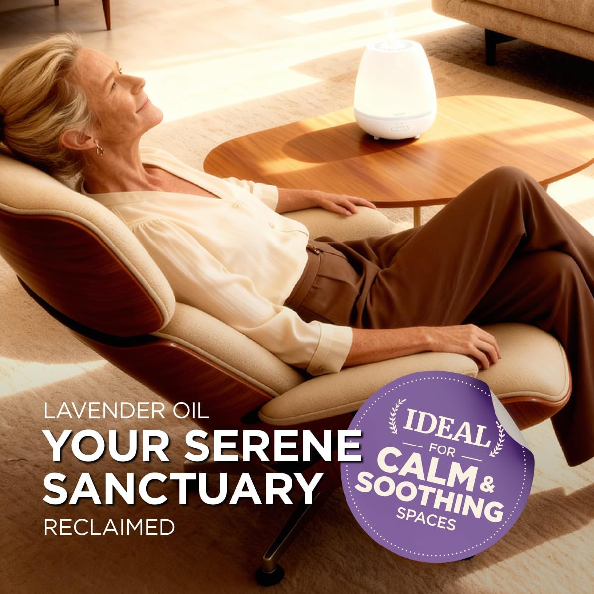 100% Pure Lavender Essential Oil for Skin & Diffuser - 4 Fl Oz