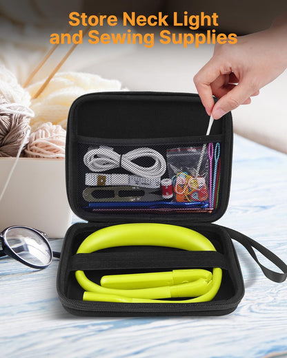 Reading Light, Rechargeable Neck Light, Stepless Dimming Book Light