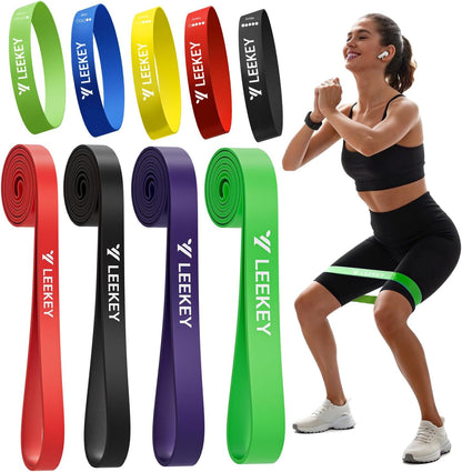 Resistance Bands for Pull Up Assist, Stretch Bands & Exercise Workout Set