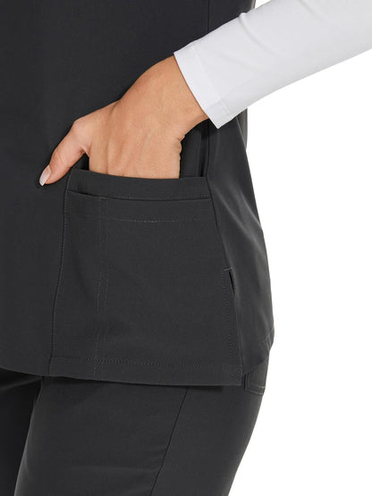 COZYFIT Scrubs for Women Set - Stretch V-Neck Scrub Top & Jogger Pant with 8 Pockets COZY SCRUBS - Colors C