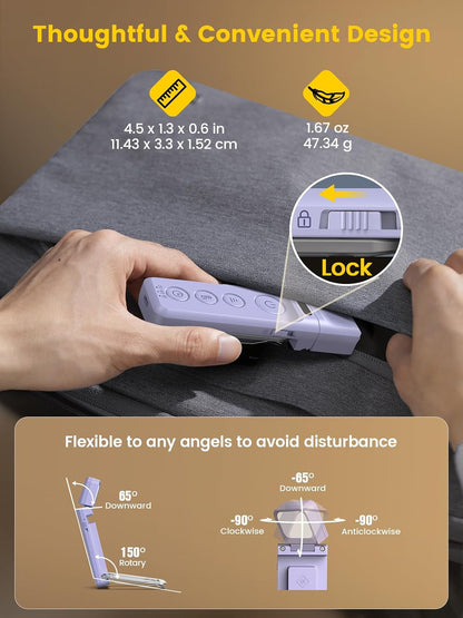 Glocusent 14 LED Book Light for Reading in Bed, USB-C Rechargeable