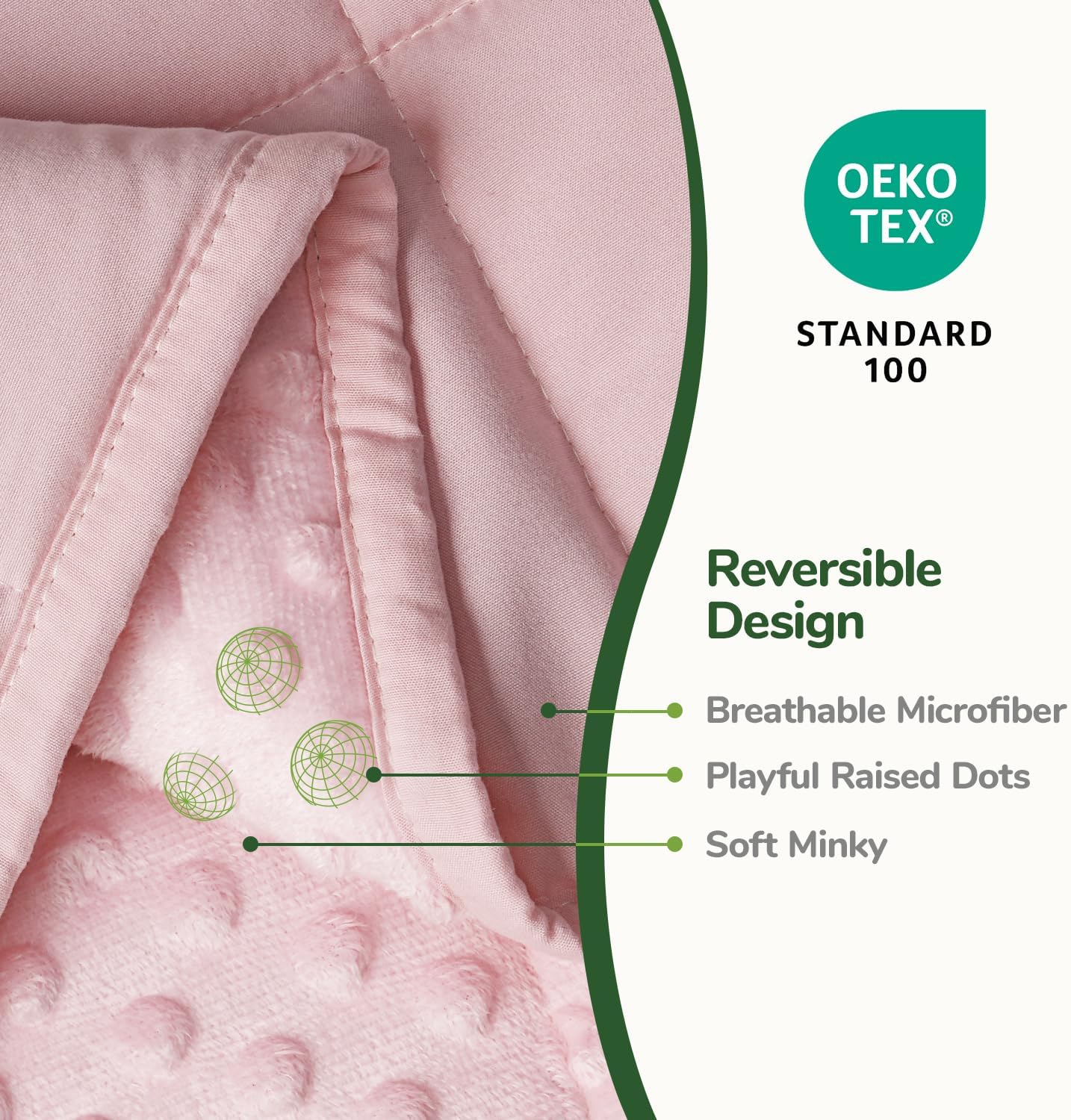 Sivio Weighted Lap Blanket, Weighted Blankets,Soft and Cozy Cooling Heavy Blanket, Calm and Nap, School and Home,2lbs 20 x 30inches, Grey