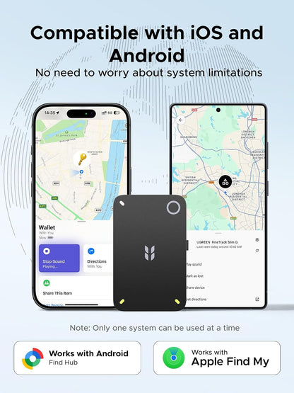 UGREEN FineTrack Slim Duo2 Wallet Tracker Card (iOS and Android)