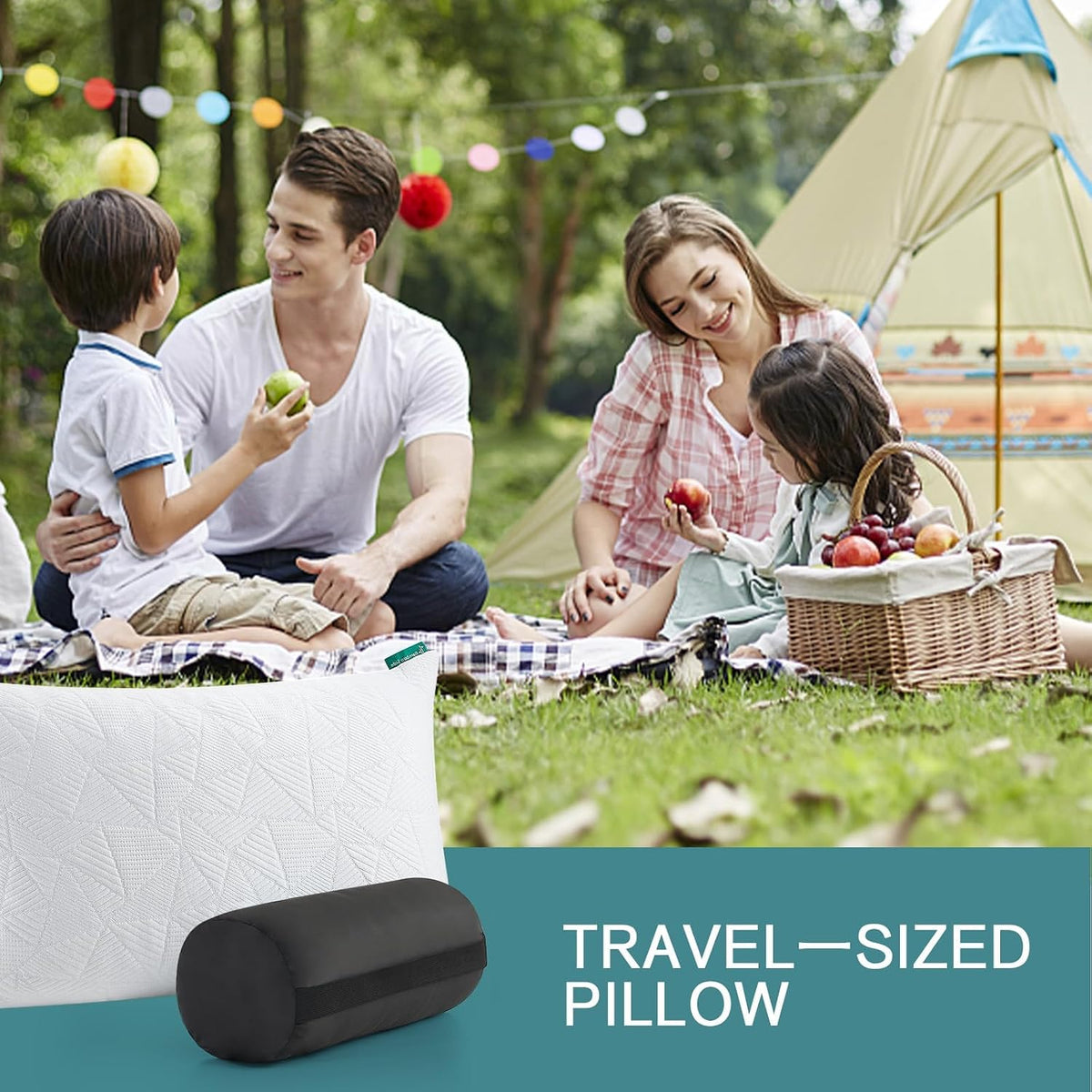 BETU Cooling Pillow Queen Size, Shredded Memory Foam Cool Pillow for Hot Sleepers, Adjustable Firm Soft Support Bed Pillows Perfect for Back Neck Pain and Side Sleeping with Pillow Case Cover, White