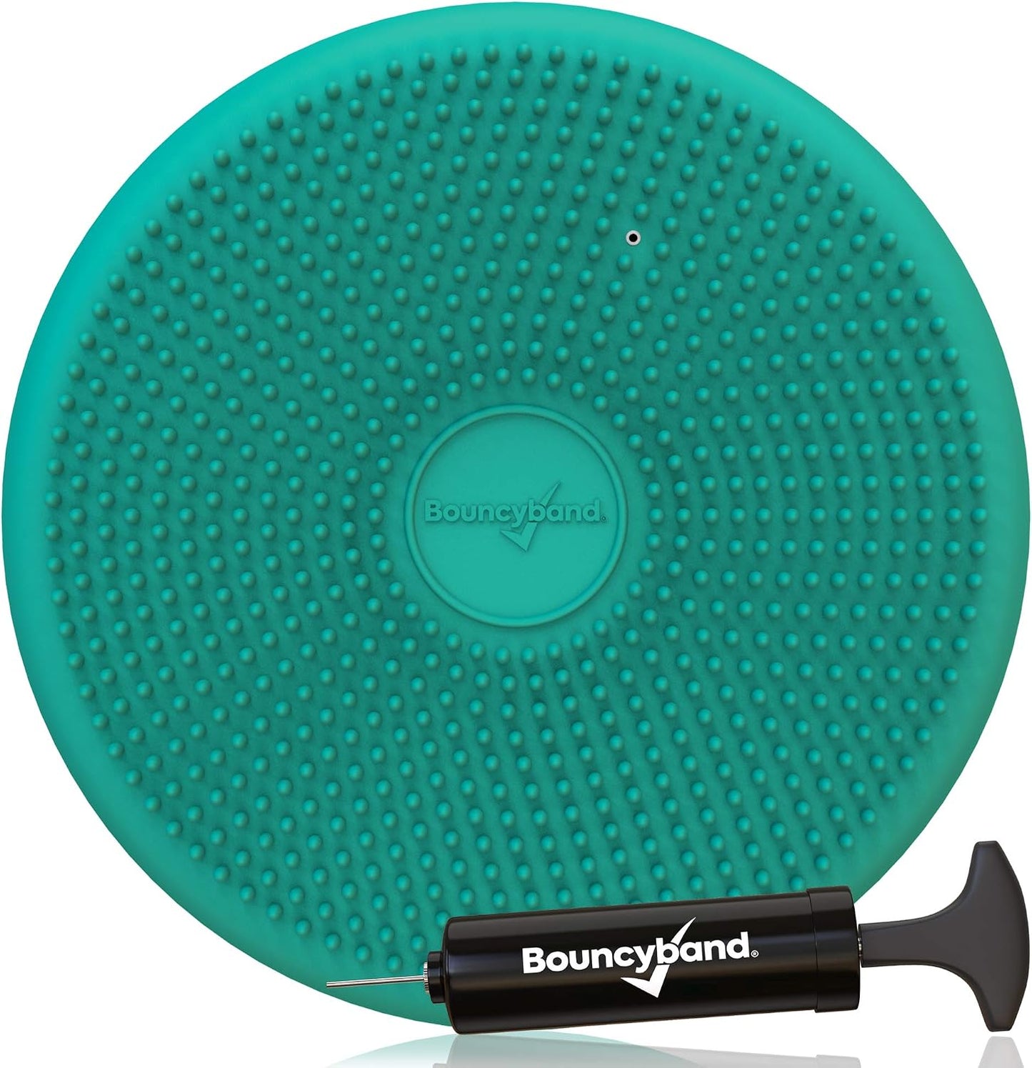 Bouncyband – Wiggle Seat – Purple, 13” D – Large Sensory Cushion for Kids Ages 6-18+ – Promotes Active Learning, Improves Student Productivity, Includes Easy-Inflation Pump