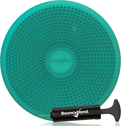 Bouncyband – Wiggle Seat – Purple, 13” D – Large Sensory Cushion for Kids Ages 6-18+ – Promotes Active Learning, Improves Student Productivity, Includes Easy-Inflation Pump