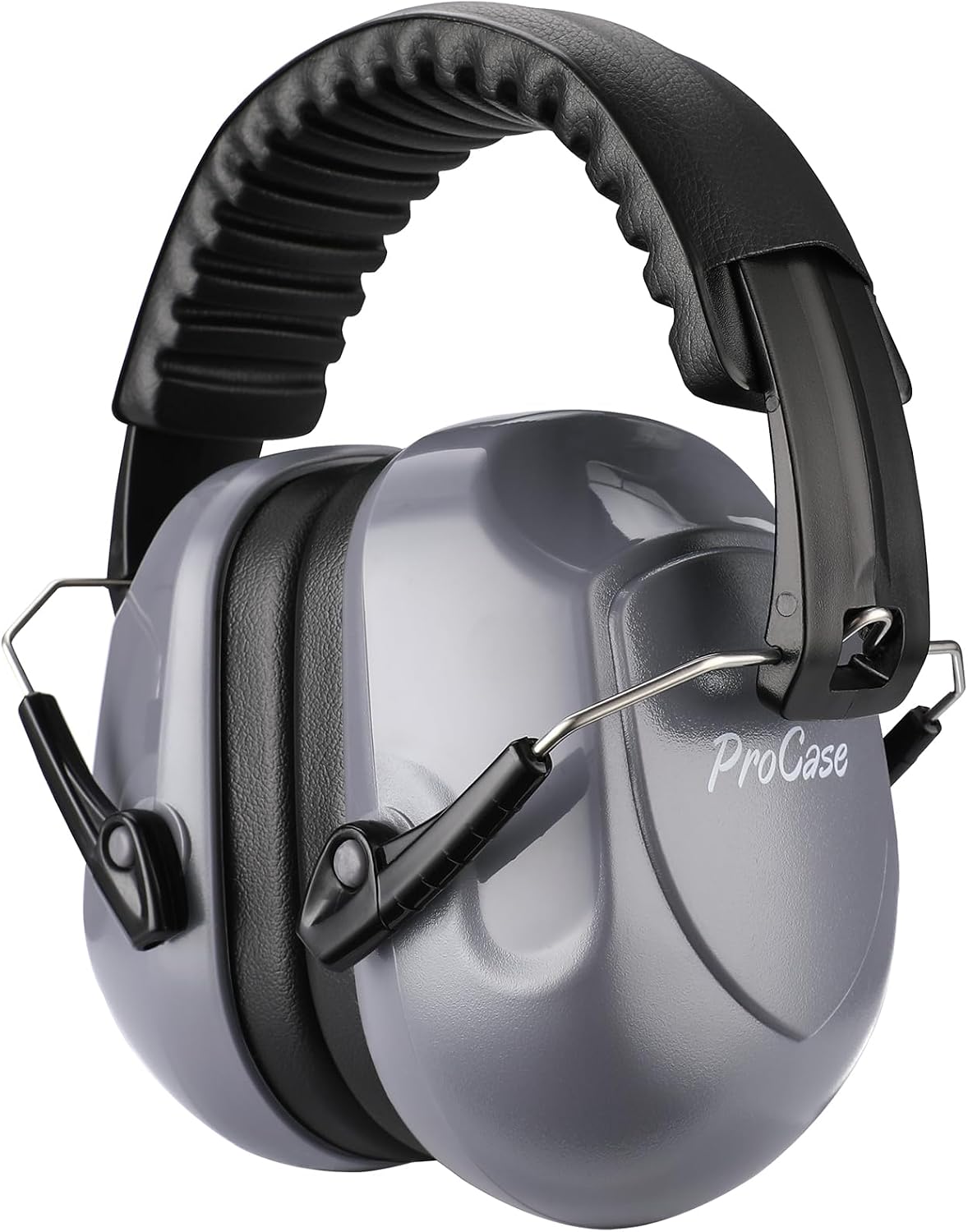 ProCase NRR 28dB Noise Reduction Ear Muffs, Foldable Adjustable Passive Noise Cancelling Headphones for Adults Kids Autism, Hearing Protection for Shooting, Construction, Mowing, Studying -Black - Colors B