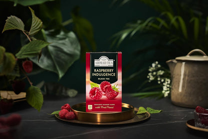 English Teas, "Raspberry Indulgence Black Tea" - Tagged and Aluminium Foil En...