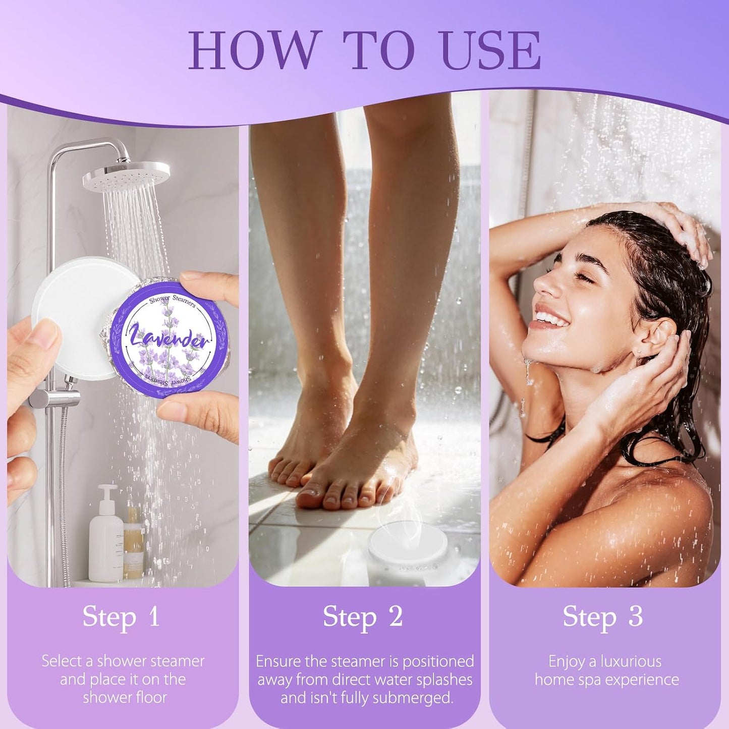 8 Pcs Shower Steamers Aromatherapy: Birthday Gifts for Women Mom Teen Girl Friends Sister, Self Care with Natural Essential Oils Relaxation Home SPA Travel Holidays, Spa Day Essentials for Adults