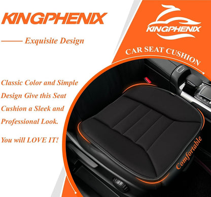kingphenix Memory Foam Car Seat Cushion for Driver and Office Chair Comfort