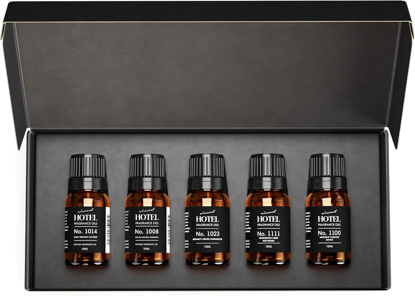 AirScent Hotel Diffuser Oil Gift Set - Buyers Best Picks 5 Pack - 10 mL