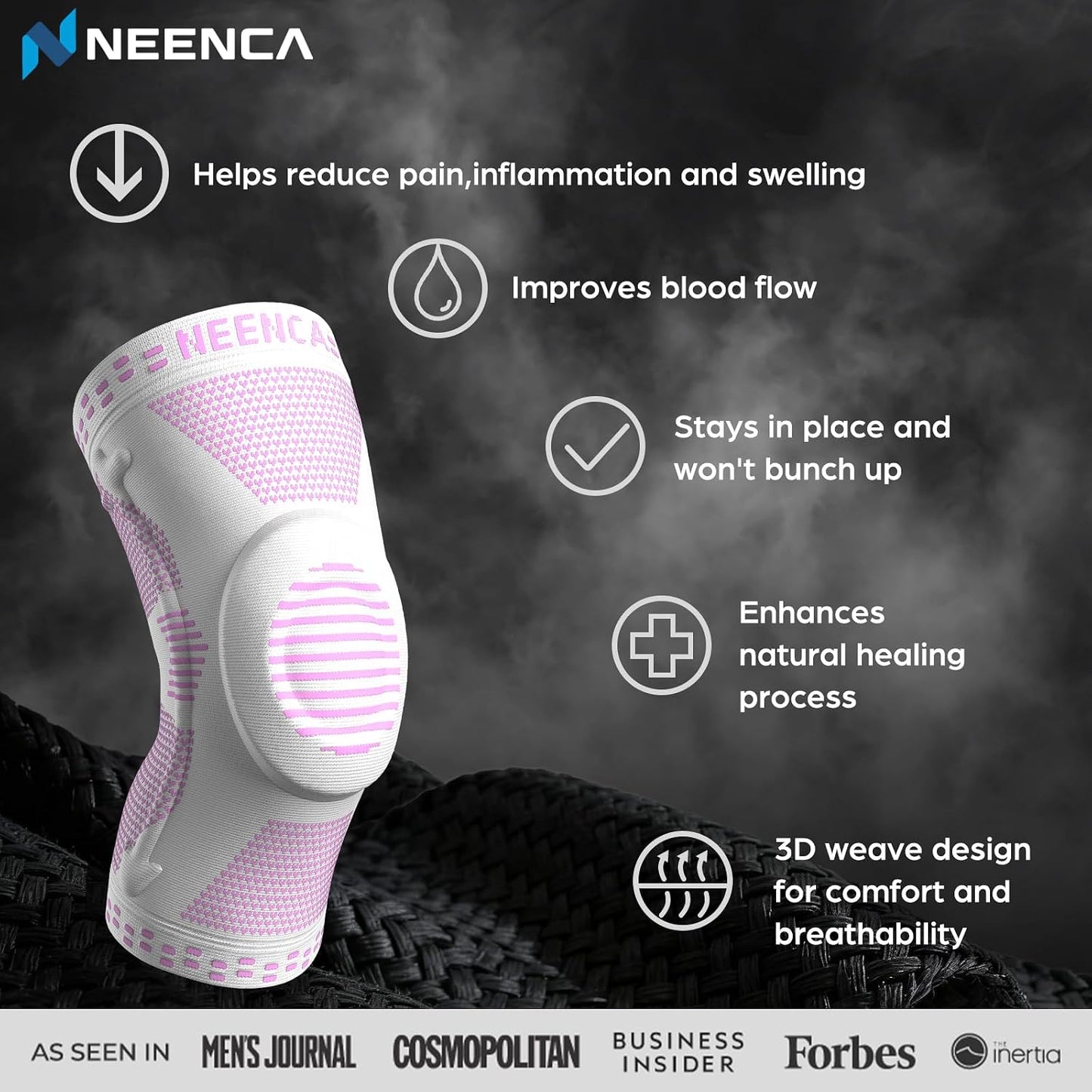 NEENCA Professional Knee Brace, Medical Knee Support for Women & Men Relief