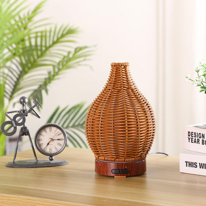 Essential Oil Diffuser, Ultrasonic Diffuser for Essential Oil, Cool Mist Humidifier Aromatherapy Diffuser with 7 Color Lighting Changing Modes, Waterless Auto Shut-Off for Home（Flower Fairy）