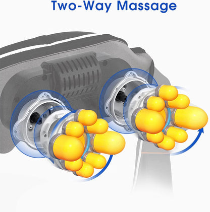 LAOBEN Neck and Shoulder Massager with Heat, Shiatsu Neck Massager for Neck and Shoulder Massage, Neck and Back Massager for Office & Home Use, Birthday Gifts