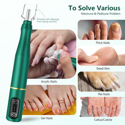 TUOBEO Cordless Nail Drill Electric Nail File Kit, Rechargeable Efile Set, Portable Acrylic Gel Nail Polish Remover Machine, Pedicure Manicure Tool, 11 Bits, 56 Sanding Bands, Salon Home, Purple