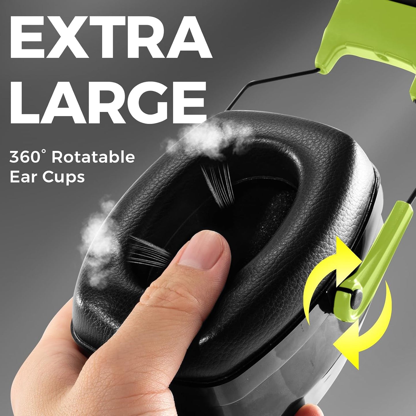 ProCase Extra Large SNR 37dB Noise Cancelling Headphones, Hearing Protection Ear Muffs for Noise Reduction NRR 35dB
