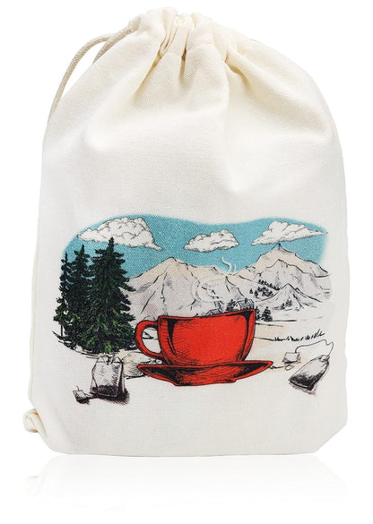 Stash Tea Sampler 40 Assorted Tea Bags, 18 Flavours in Cotton Pouch