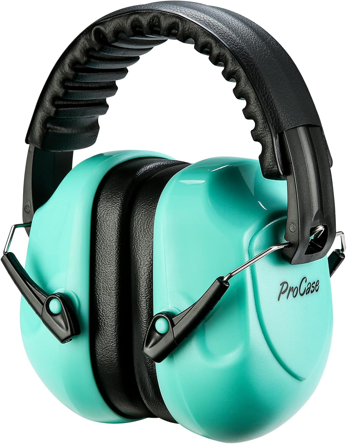 ProCase NRR 28dB Noise Reduction Ear Muffs, Foldable Adjustable Passive Noise Cancelling Headphones for Adults Kids Autism, Hearing Protection for Shooting, Construction, Mowing, Studying -Black - Colors A