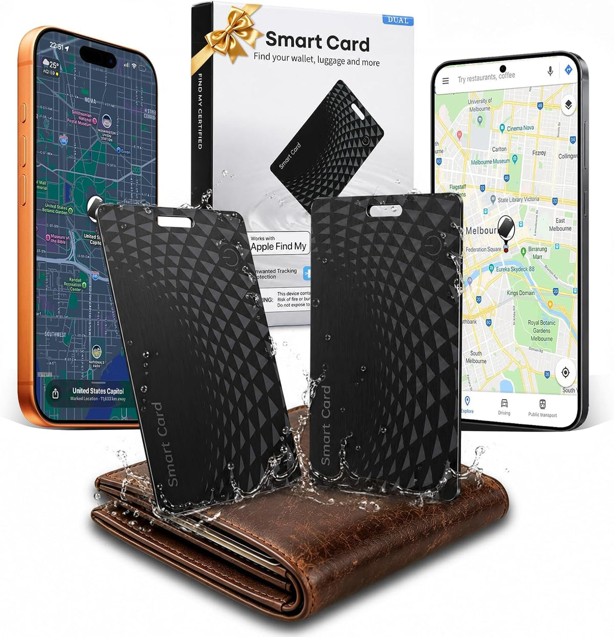 2026 Wallet Tracker Card Pro, Bluetooth Tracking Card (iOS & Android)