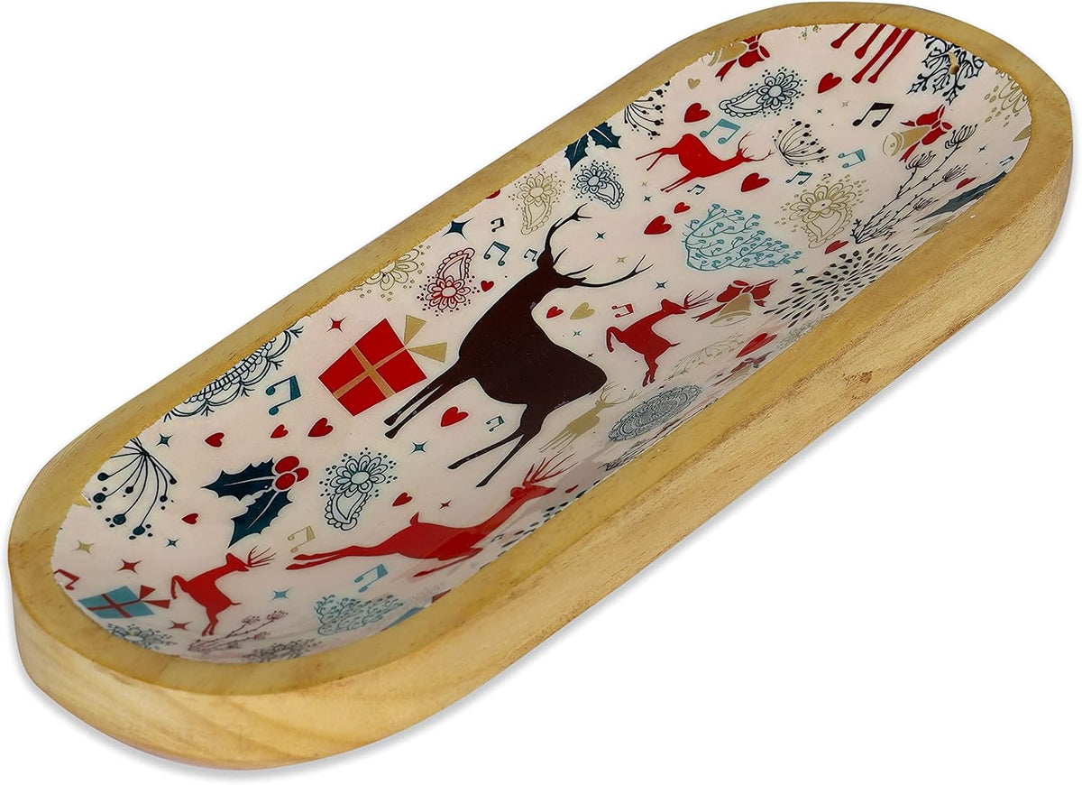Bless-International Traditional-Handmade-Tray-Burner Wooden-Trat-Incense-Stick-Holder Ash-Catcher-Stand for-Aromatherapy-Meditation-Yoga 11x4x1.22 Inches (Wooden Tray)