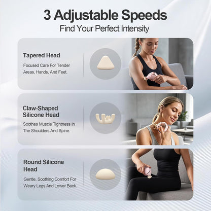 DEITY Super Mini Massage Gun Deep Tissue, Percussion Muscle Massager for Pain Relief, Portable Small Travel Size, Handheld Electric Massager for Gym, Office, Home & Athletes