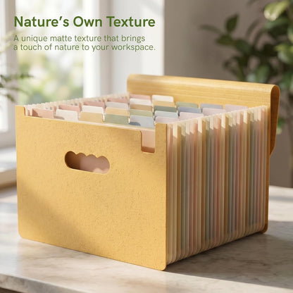 ABC life 26 Pockets Accordion File Organizer, Expanding File Folders