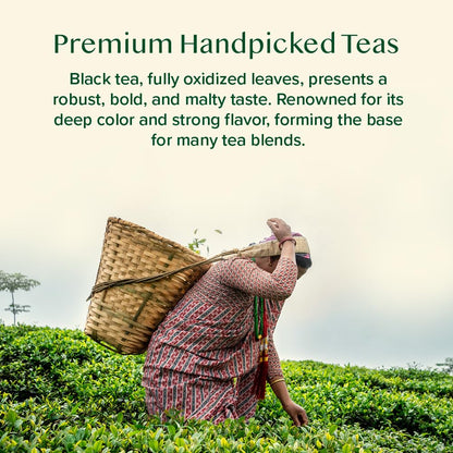 VAHDAM, Assorted Black Tea Loose Leaf Tea Gift Set (10 Flavors) Gift Ideas for Women & Men | Directly Sourced From Assam and Darjeeling | Resealable Ziplock Pouch