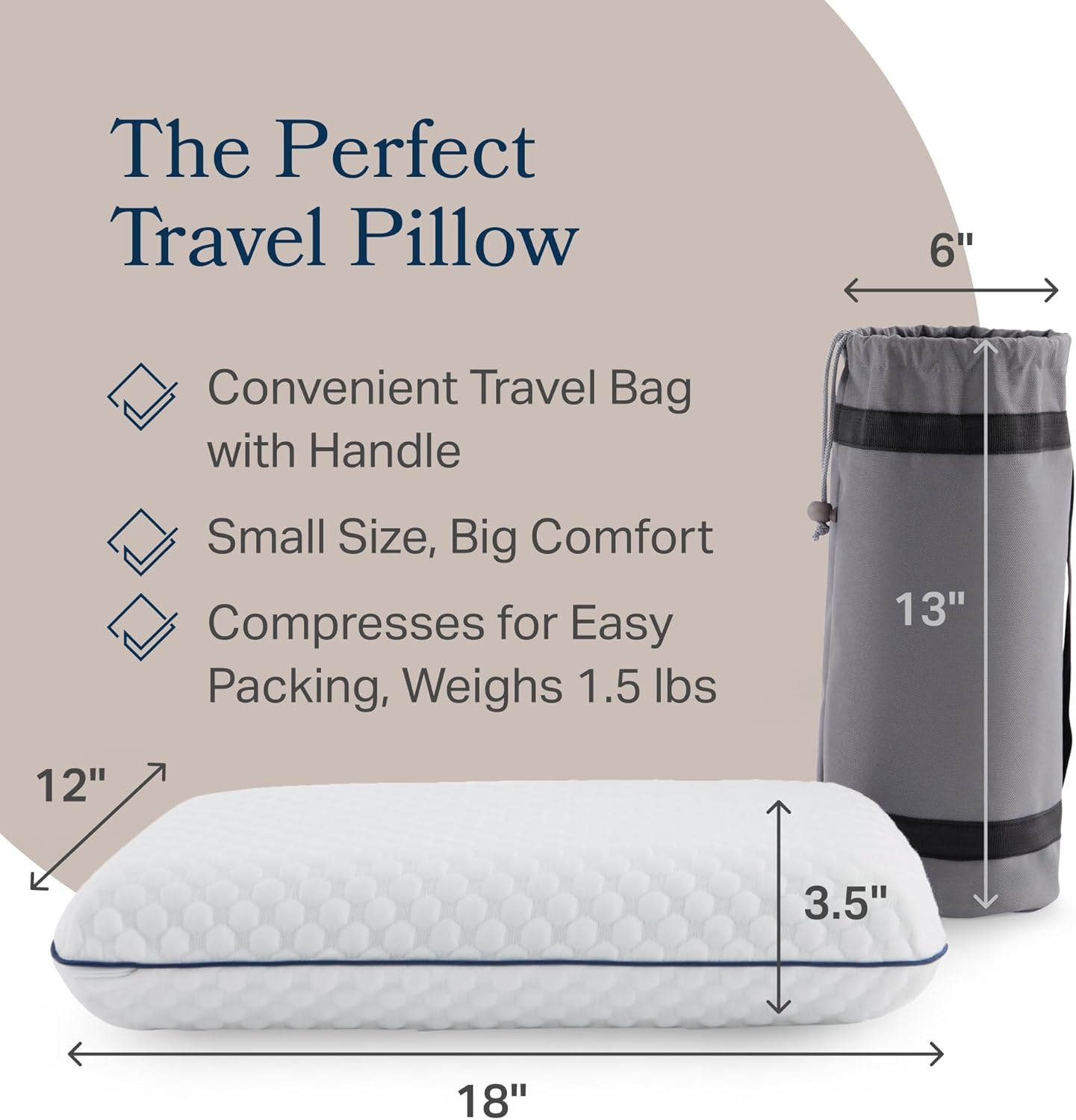 Weekender Cooling Gel Memory Foam Pillow for Sleeping – King Size, Ventilated Cooling Pillow for Side & Back Sleepers, Neck & Shoulder Support, Medium Firm, Washable Cover