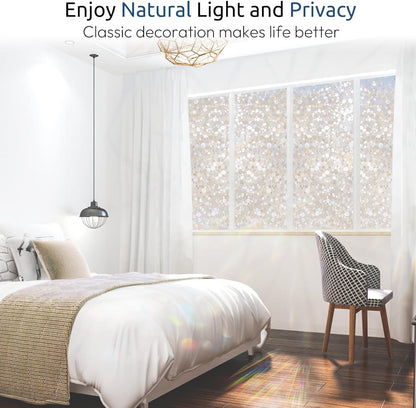 rabbitgoo Blackout Window Film Room Darkening Light Blocking 17.5" x 78.7" | Removable Static Cling without Glue, Tint & Privacy Film for Window Inside, Day & Night Sleep for Home Garage Bedroom House
