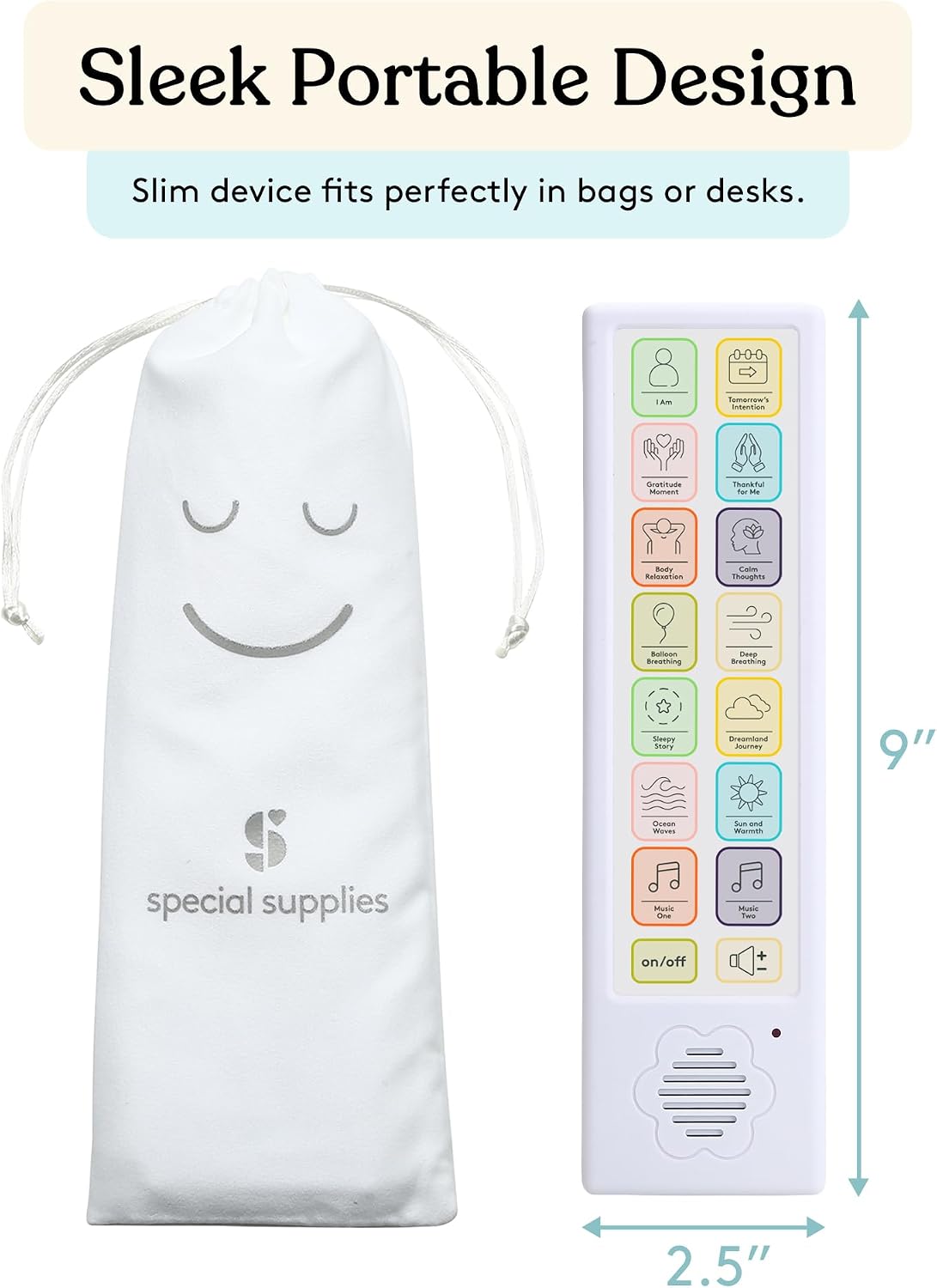 Special Supplies Meditation Buddy – Screen-Free Mindfulness & Breathing Device for Stress Relief, Daily Meditation, Anxiety Relief, Calm Focus & Emotional Balance for Kids and Adults (Adults)