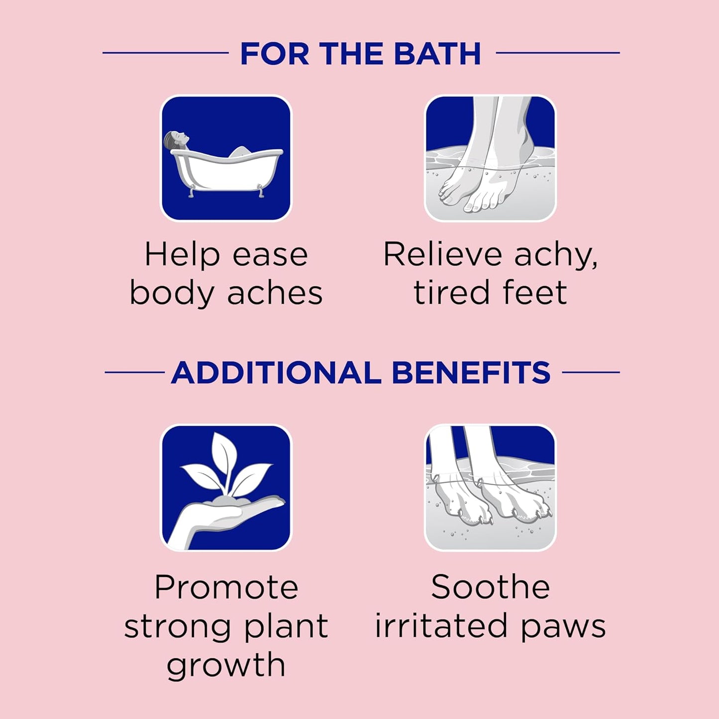 Dr Teal's Pure Epsom Salt Multipurpose Solution, Fragrance Free, Bulk Size - 19 lbs