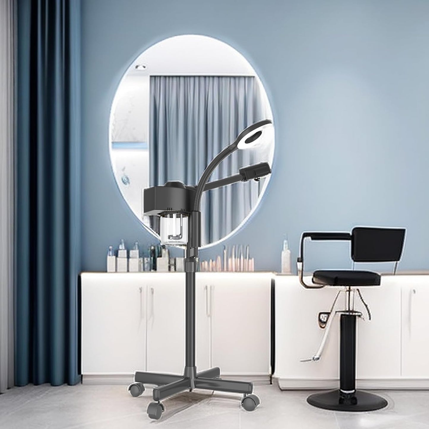 Professional Facial Steamer with Ozone & Magnifying Lamp