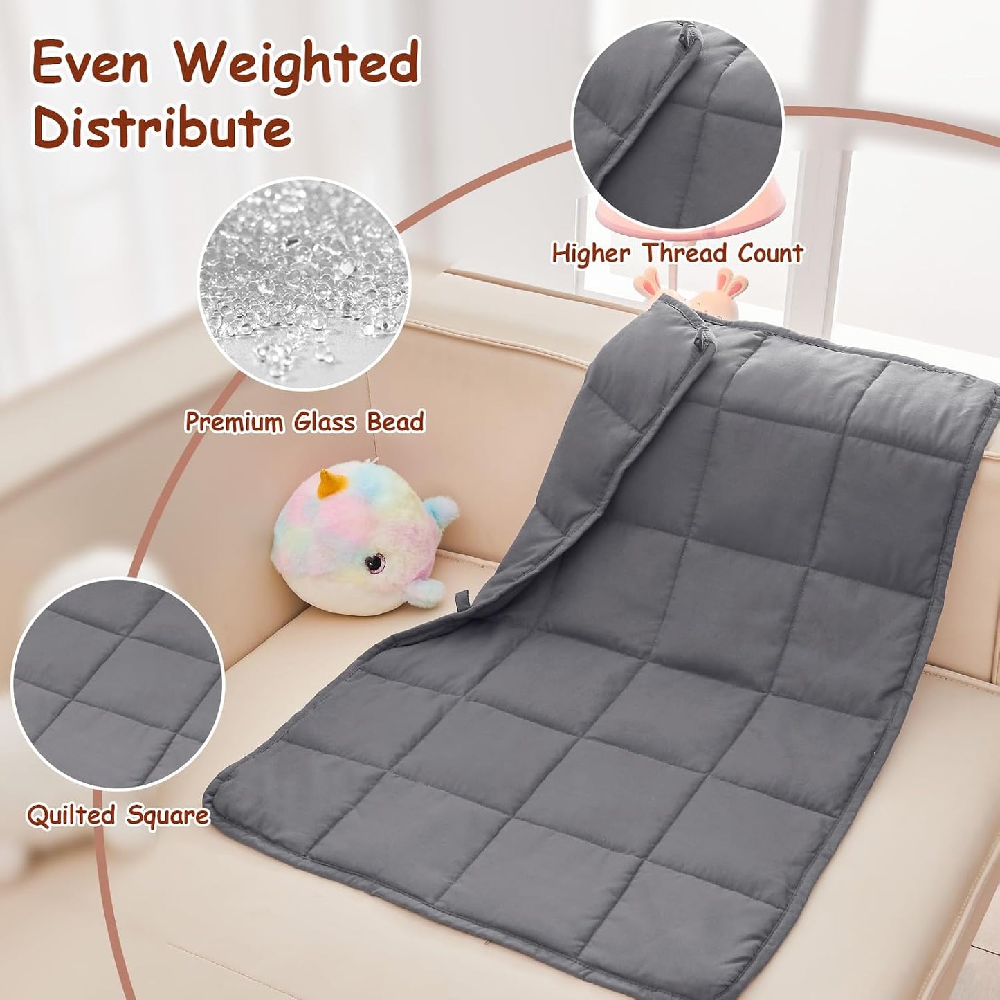 yescool Weighted Lap Pad 2 Pounds Weighted Lap Blanket, Space Plane Small Weighted Blanket, Weighted Throw Blanket Gifts for Travel Indoor Outdoor, 20"x30"