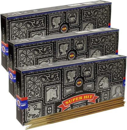 TRUMIRI Incense Stick Holder Bundle with Satya Sai Baba Nagchampa 250g Bulk Incense Sticks Nag Champa Agarbatti - Pack of 1 (Approx 250 Insence-Sticks)