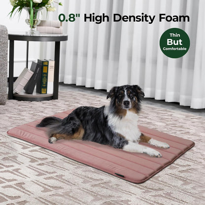 BALANCE Dog Crate Pad, Dog Foam Crate Mat Kennel Pad, Washable Water-Resistant Pet Bed Flat Dogs Cage Mat for Large Dogs
